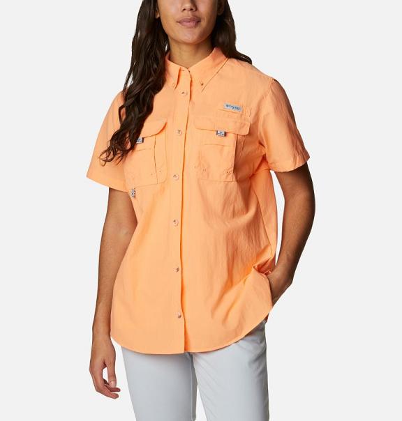 Columbia PFG Bahama Shirts Yellow For Women's NZ28419 New Zealand